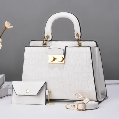 Luxury textured stone pattern hand bag HB46183